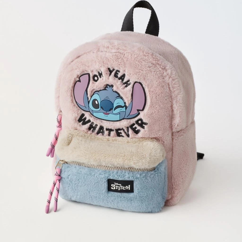 Backpack Kindergarten Schoolbag Children&prime;s Bag Joint Stitch Plush Mini Backpack