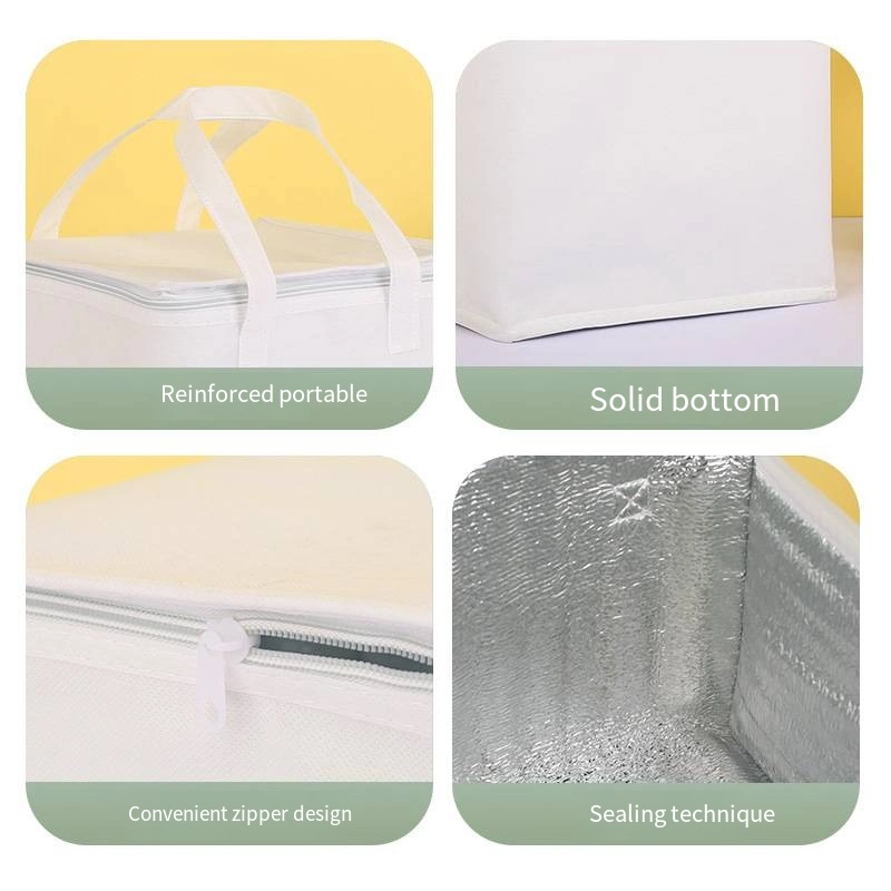 Cake Insulation Bag Wholesale Non-Woven Aluminum Foil Fresh-Keeping Heat Insulation Cooler Bag