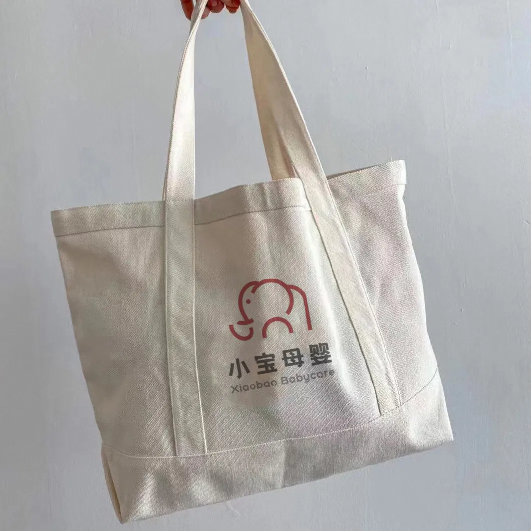 Canvas Bag Custom Logo Tote Bag Cotton Portable Custom Shopping