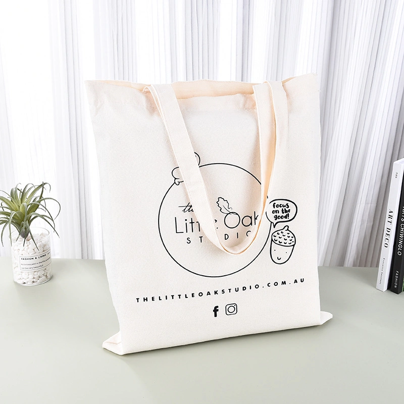 Canvas Bag Customization Logo Blank Canvas Bag Customization Portable Advertising Promotion Environmental Shopping Gift Bag Customization