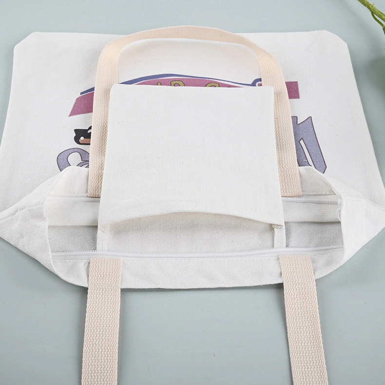 Canvas Bag Printed Logo Pattern Hand Shopping Bag Students Cotton Gift Backpack