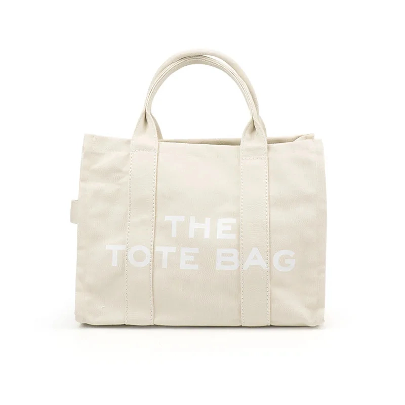 Canvas Tote Bag Multi Use Messenger Tote Shopping Bag for Ladies Girls - Image 2