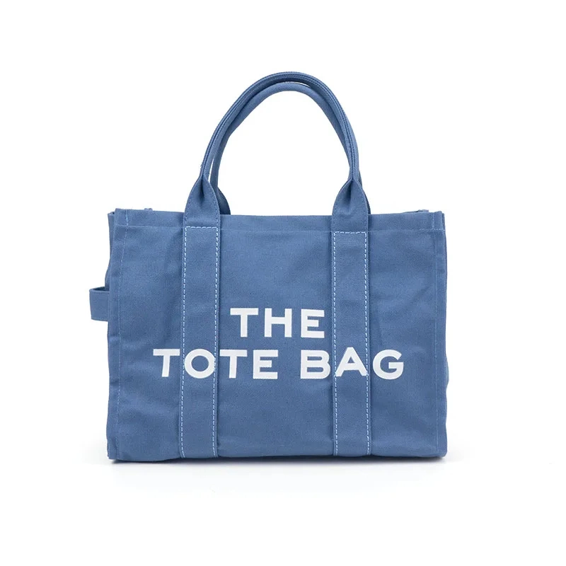 Canvas Tote Bag Multi Use Messenger Tote Shopping Bag for Ladies Girls - Image 5