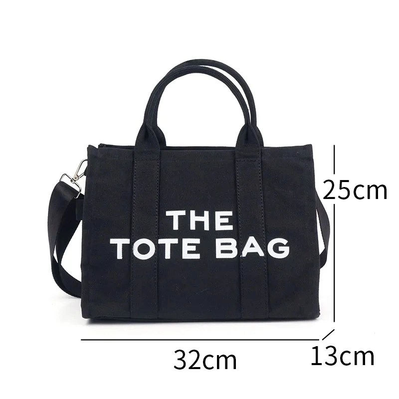 Canvas Tote Bag Multi Use Messenger Tote Shopping Bag for Ladies Girls