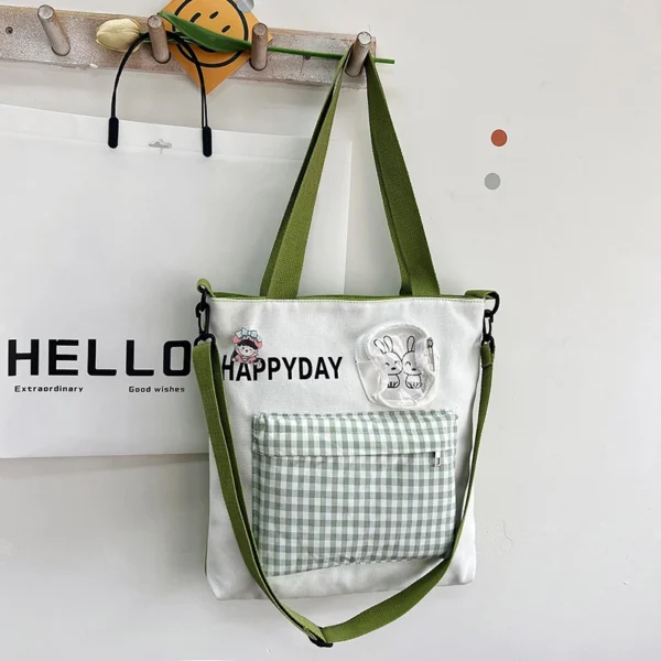 Capacity Tote Bag Women′s New Simple Commuting Shoulder Bag Women′s Casual Crossbody Bag - Image 3