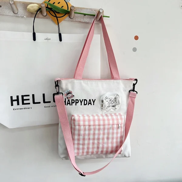 Capacity Tote Bag Women′s New Simple Commuting Shoulder Bag Women′s Casual Crossbody Bag - Image 4