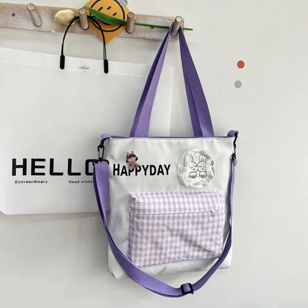 Capacity Tote Bag Women′s New Simple Commuting Shoulder Bag Women′s Casual Crossbody Bag - Image 5