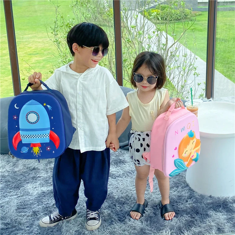 Cartoon Fashion New Kindergarten Schoolbag EVA Large Capacity Cute Load Reduction Backpack