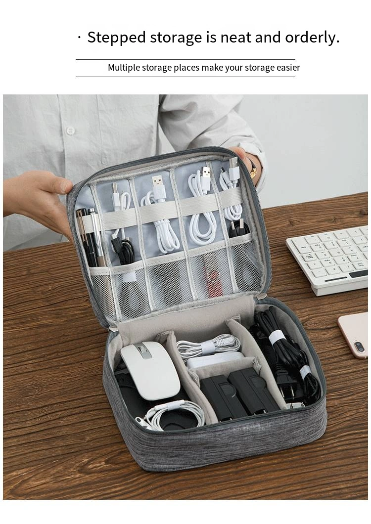 Cationic Storage Bag Portable Waterproof Digital Bag Travel Cosmetics Storage Bag