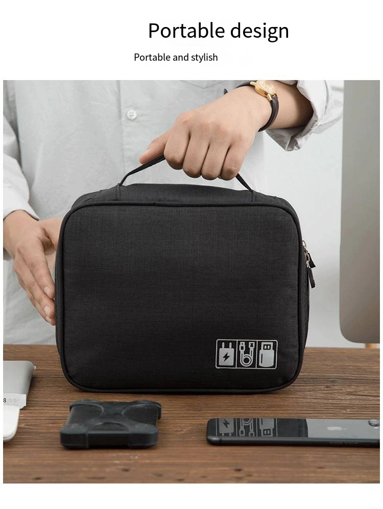 Cationic Storage Bag Portable Waterproof Digital Bag Travel Cosmetics Storage Bag