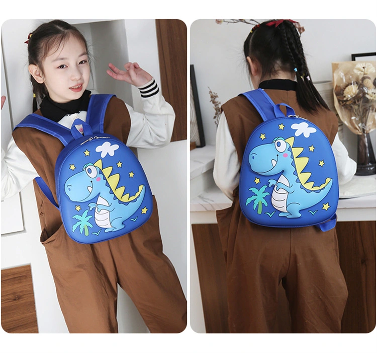 Children&prime;s Schoolbag Three-Dimensional Cartoon Eggshell Backpack