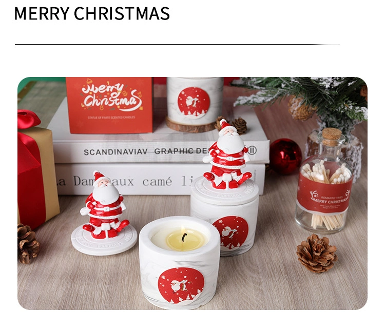 Christmas Aromatherapy Candle Gift Decoration Handheld Gift Wedding Fragrance Candle