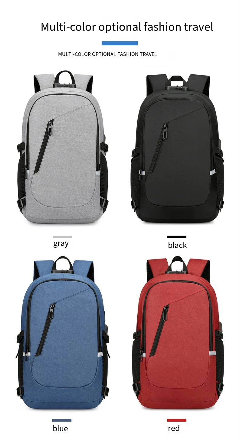 Computer Backpack Men&prime;s Business Bag Anti-Theft USB Charging Backpack