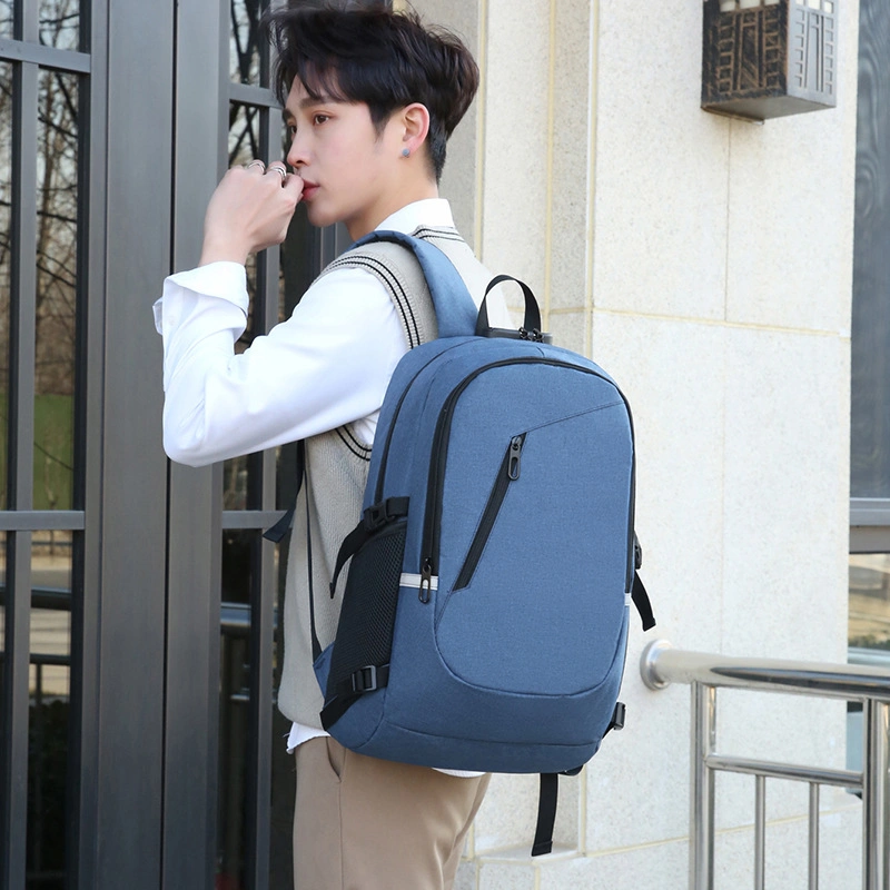 Computer Backpack Men&prime;s Business Bag Anti-Theft USB Charging Backpack