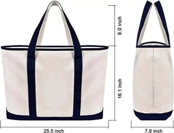 Cotton Canvas Tote Shoulder Bag Handbags Ladies Canvas Bag