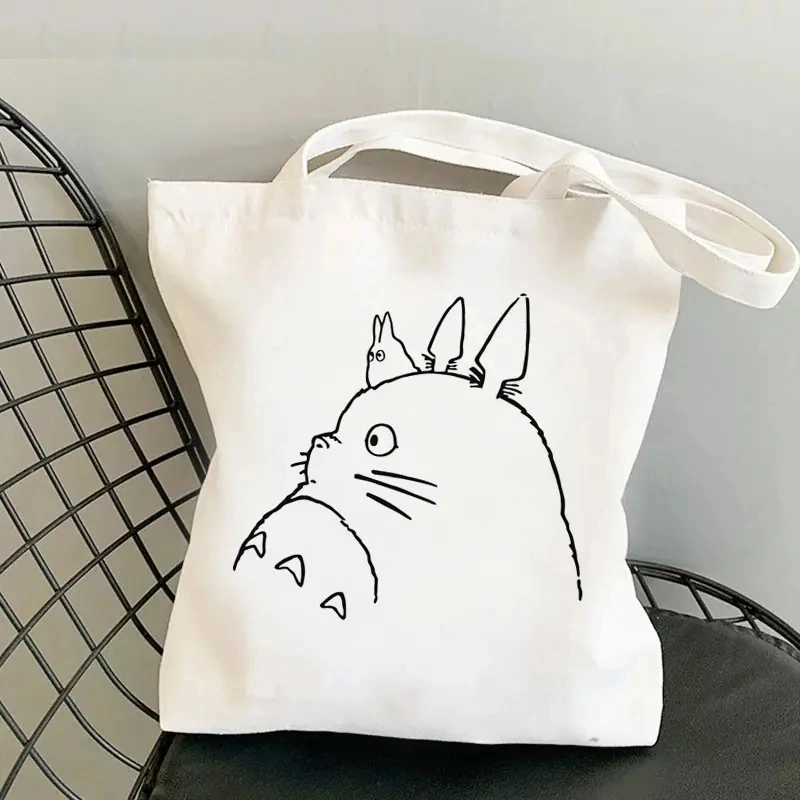 Cotton Custom Canvas Shopping Tote Printing Carrying Bag Eco Reusable Bag