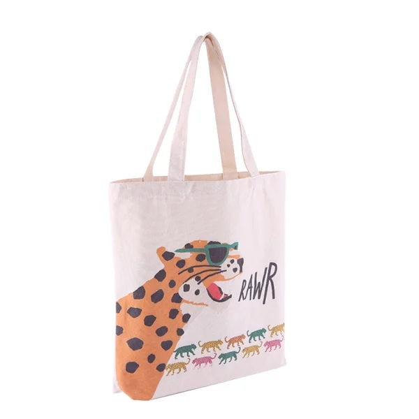 Cotton Handheld Sail Bag Gift Blank Spot Advertising Shopping Bag One Shoulder Canvas Bag Female Printable Logo