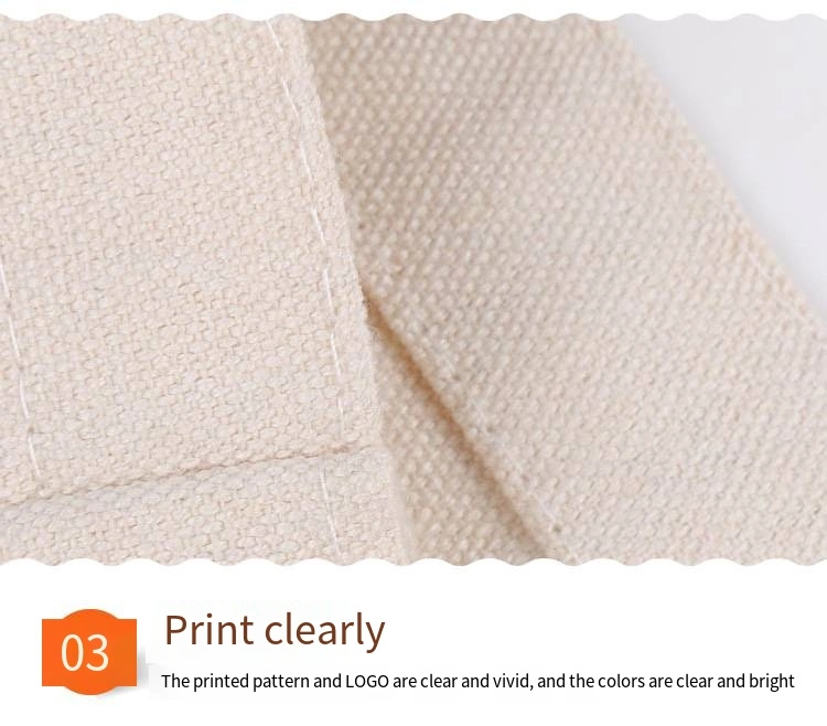 Cotton Handheld Sail Bag Gift Blank Spot Advertising Shopping Bag One Shoulder Canvas Bag Female Printable Logo