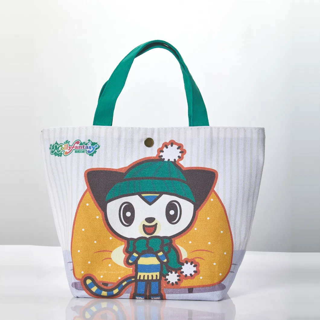 Creative Advertising Cotton Bag Color Printing Logo Portable Shopping Cotton Bag