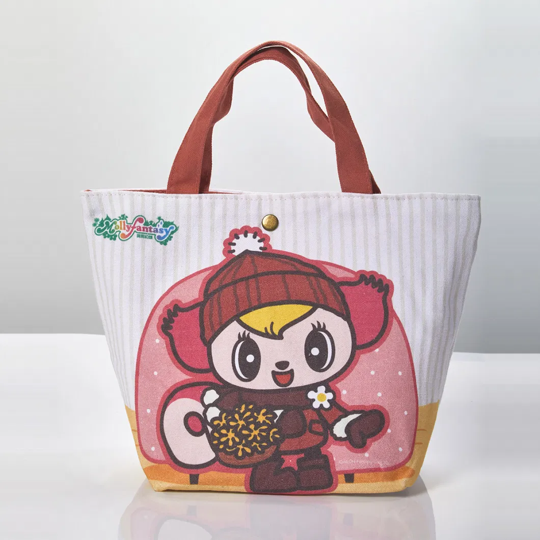 Creative Advertising Cotton Bag Color Printing Logo Portable Shopping Cotton Bag