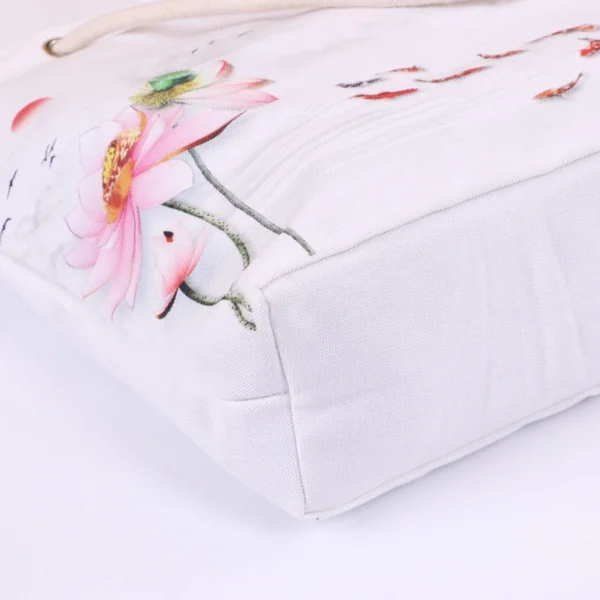 Creative Fashion Student Simple Handheld One Shoulder Sail Bag Shopping Bag Can Add Logo - Image 4