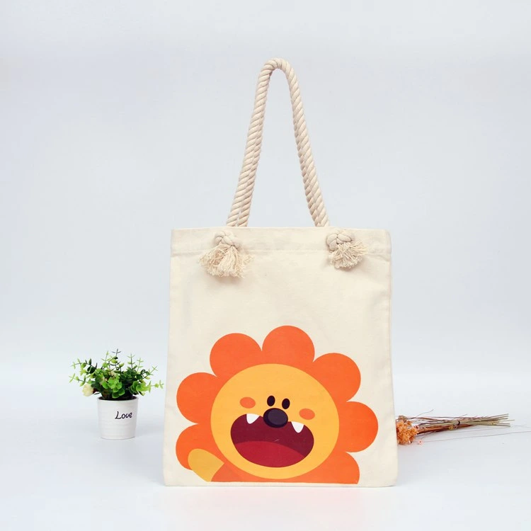 Creative Printed Canvas Bag Customized Shopping Handbag