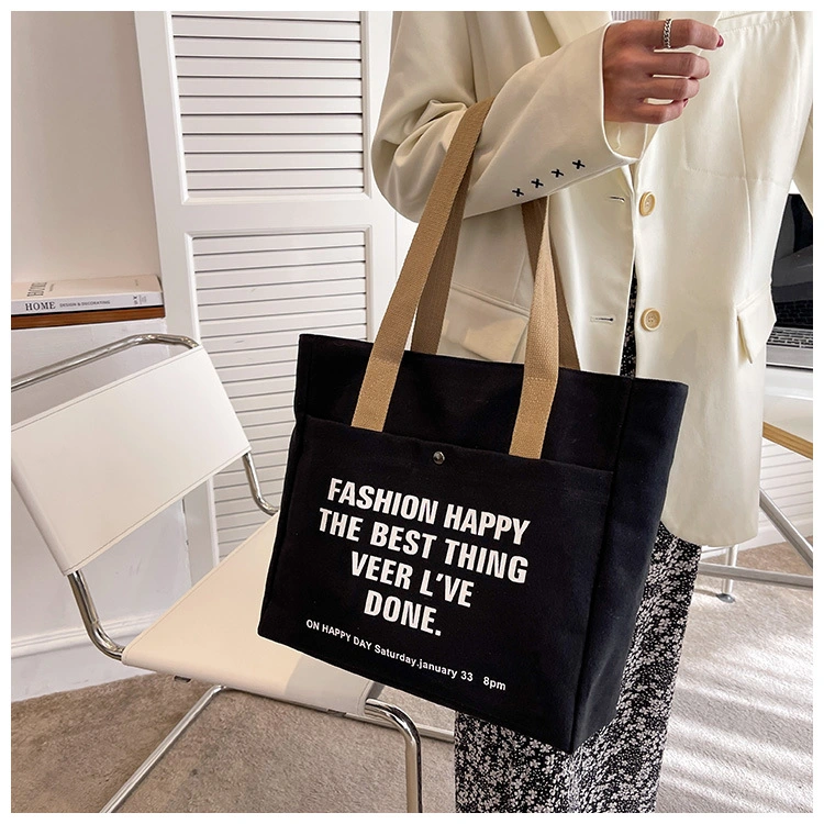 Custom Canvas Bag Tote Bag All-in-One Bag Large Capacity Conference Bag Tote Bag Canvas Bag