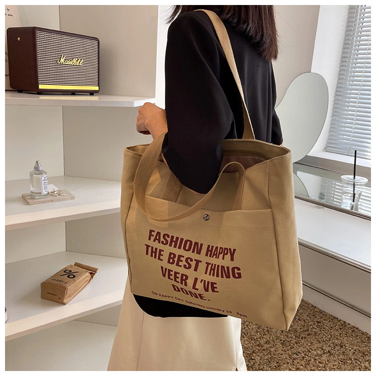 Custom Canvas Bag Tote Bag All-in-One Bag Large Capacity Conference Bag Tote Bag Canvas Bag