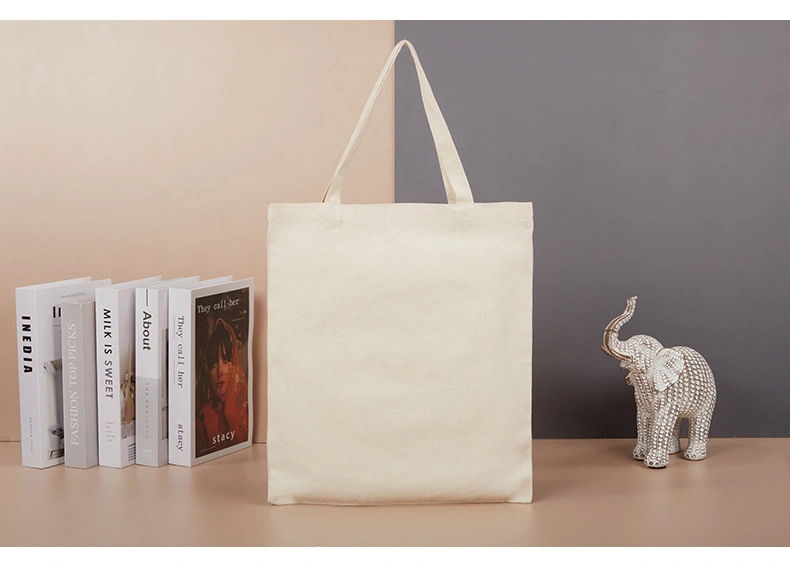 Custom Carry-on Canvas Bag Blank Cotton Bag Student Bundle Pocket