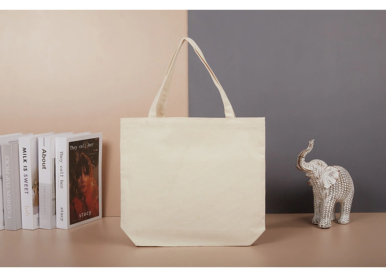 Custom Carry-on Canvas Bag Blank Cotton Bag Student Bundle Pocket