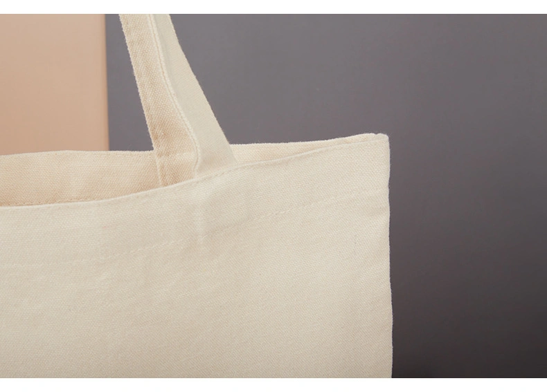 Custom Carry-on Canvas Bag Blank Cotton Bag Student Bundle Pocket