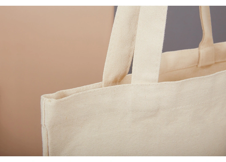 Custom Carry-on Canvas Bag Blank Cotton Bag Student Bundle Pocket