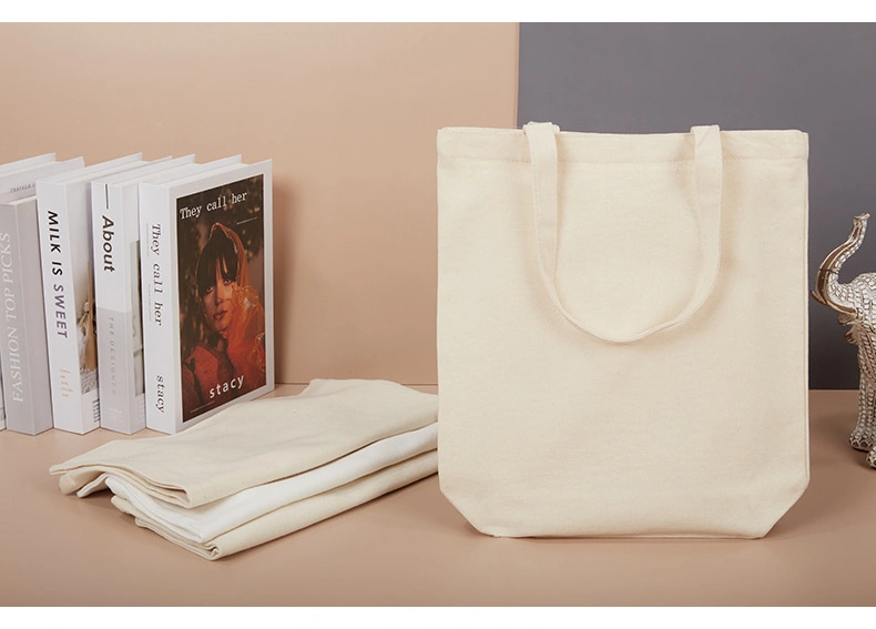Custom Carry-on Canvas Bag Blank Cotton Bag Student Bundle Pocket
