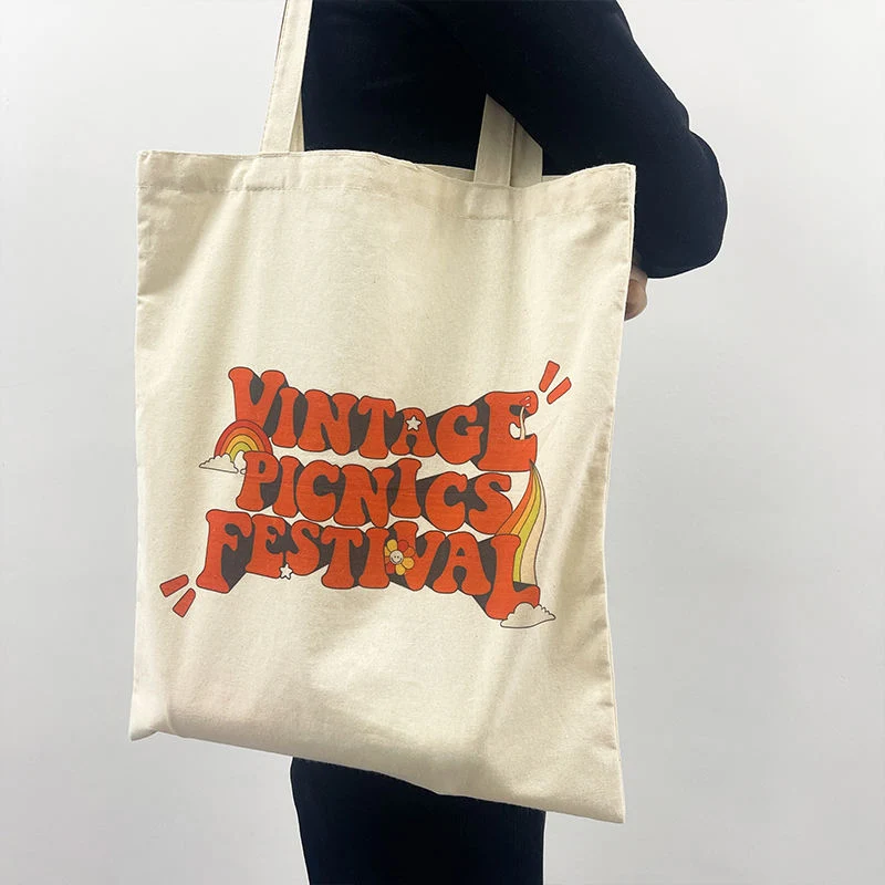 Custom Logo Size Printed Eco Friendly Recycled Reusable Plain Bulk Polyester Cotton Canvas Tote Bag