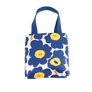 Alternative view of Custom Logo Tote Bag Cute Fruit Print Lunch Bag Office Worker Cotton Cloth Tote Food Bag Student Canvas Hand Bag