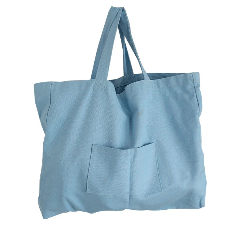 Custom Printed Extra Large Capacity Tote Bag with Logo Heavy-Weight Personalize Organic Shopping Bag