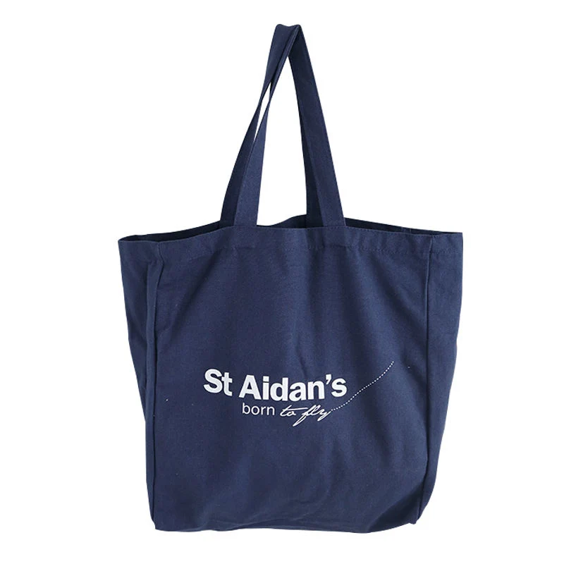 Custom Printed Extra Large Capacity Tote Bag with Logo Heavy-Weight Personalize Organic Shopping Bag