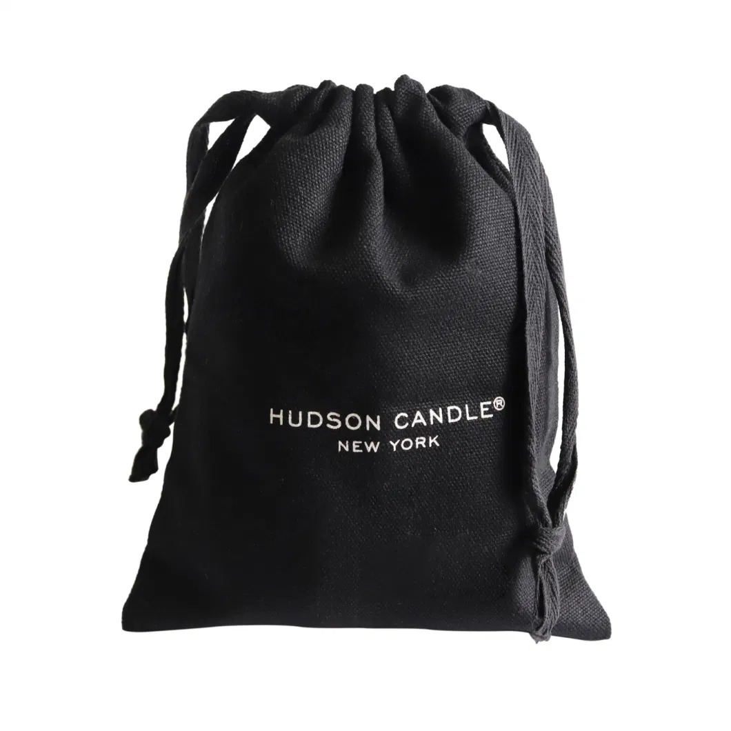 Custom Private Cotton Linen Canvas Drawstring Bag