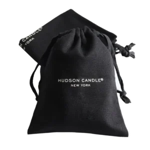 Alternative view of Custom Private Cotton Linen Canvas Drawstring Bag