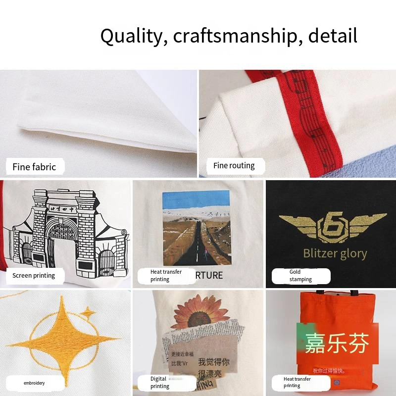 Custom White Canvas Jewelry Packaging Bag Mini Dust Gift Bag Ribbon String Pouch