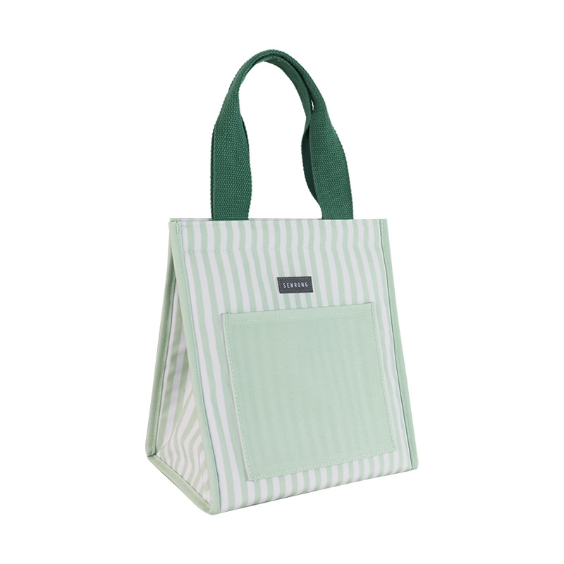 Customized Aluminum Foil Thermal Bag Lunch Insulated Bag Canvas Cooler Bag