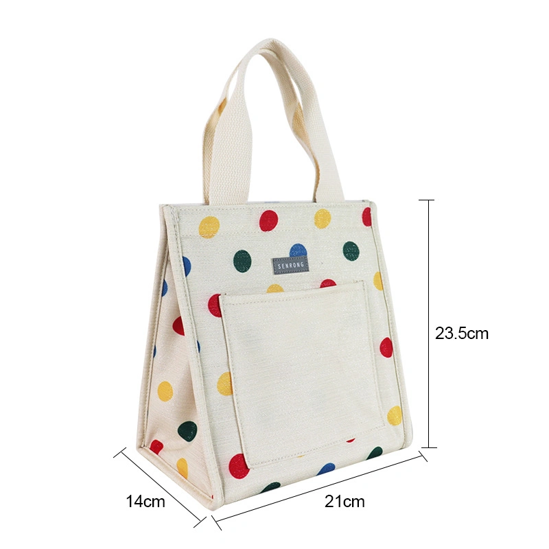 Customized Aluminum Foil Thermal Bag Lunch Insulated Bag Canvas Cooler Bag
