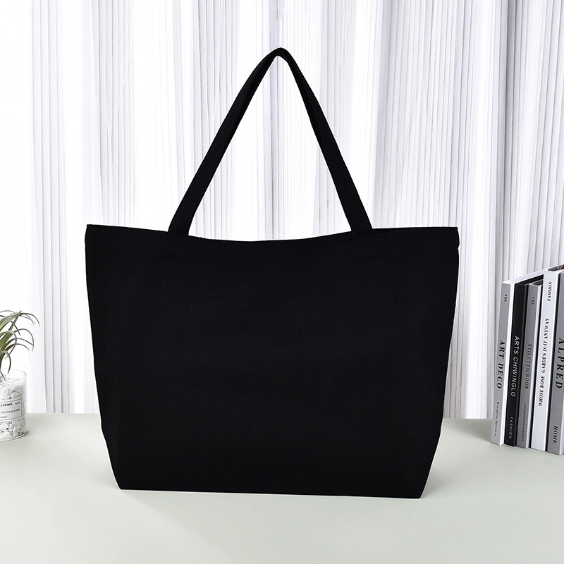 Customized Artistic Letter Large Capacity Single Shoulder Canvas Bag for Students to Carry Books During Class