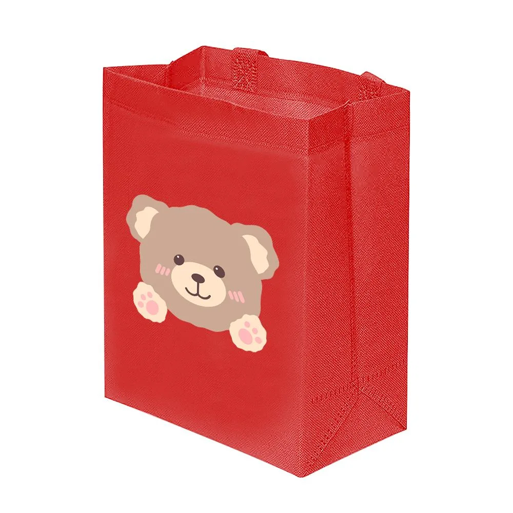 Customized Fashion Colorful Printing Semi-Transparent PP Woven Bag for Shopping