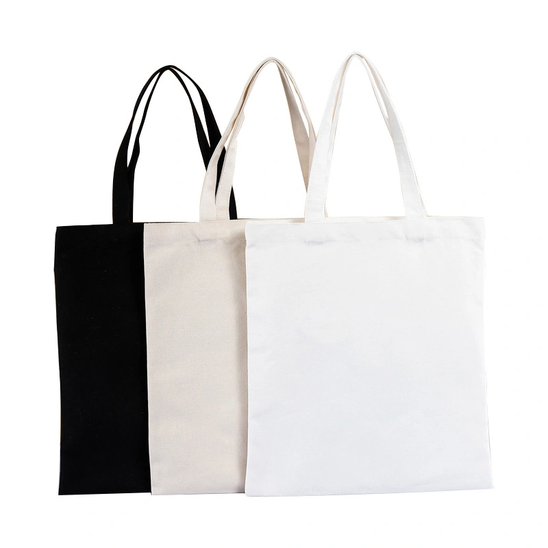 Customized Logo Canvas Bag Handheld Bag Canvas Bag Customized Student DIY Blank Cotton Bag