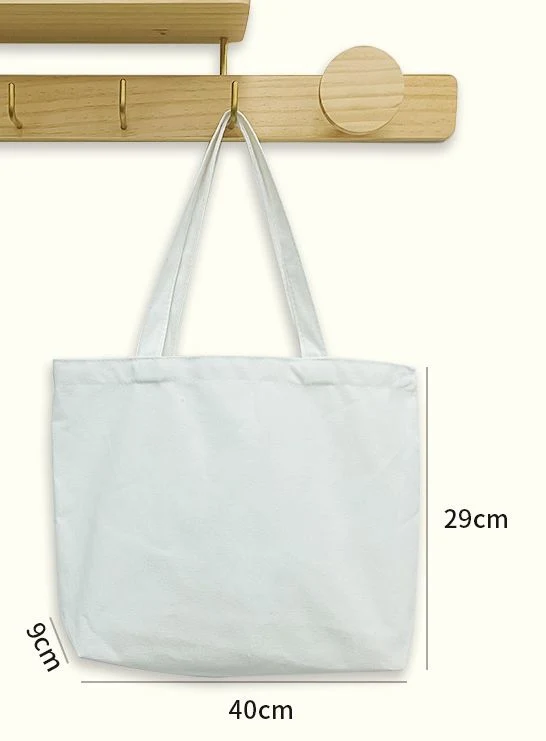 Customized Logo Canvas Bag Handheld Bag Canvas Bag Customized Student DIY Blank Cotton Bag