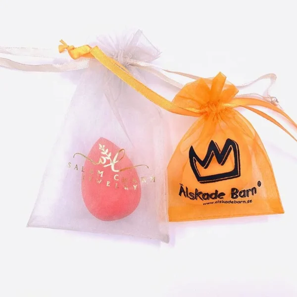 Customized Organza Gift Bags Drawstring Organza Bags Packaging Organza Bags - Image 5