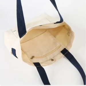 Customized Printed Canvas Bags Shopping Cotton Bags Customized Color Printed Canvas Backpack Bag with Logo Printing - Image 3