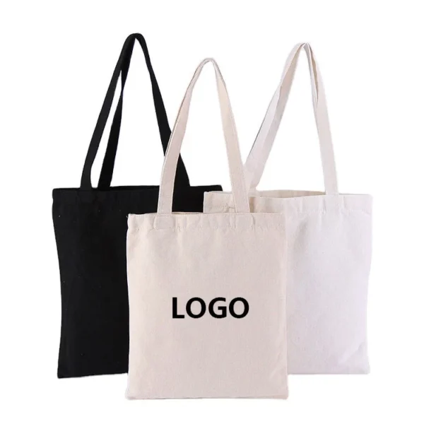 Customized with Your One Color Logo Print Tote Bag - Image 5