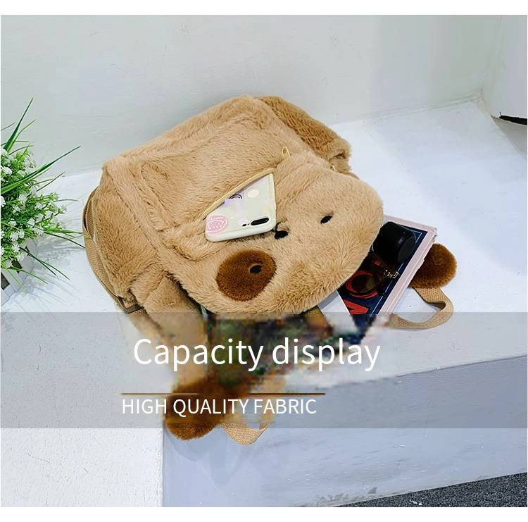 Cute Cartoon Bear Plush Backpack Children Adult Backpack Bear Girl Bag